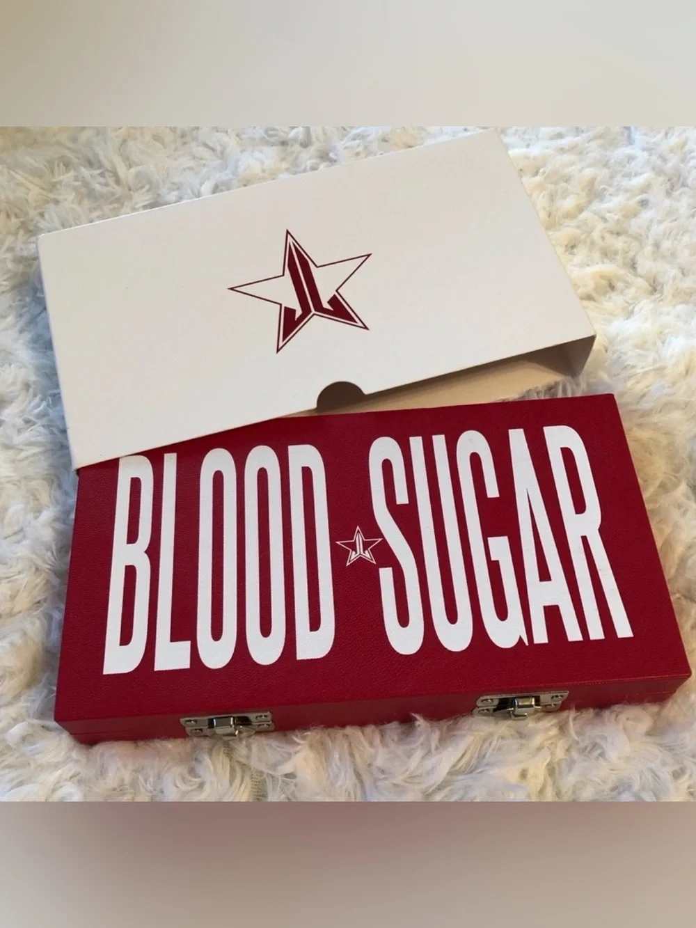 🆕 Jeffree Star Blood Sugar 18 Eyeshadows Palette- Reds Pink Purple- Eye Makeup